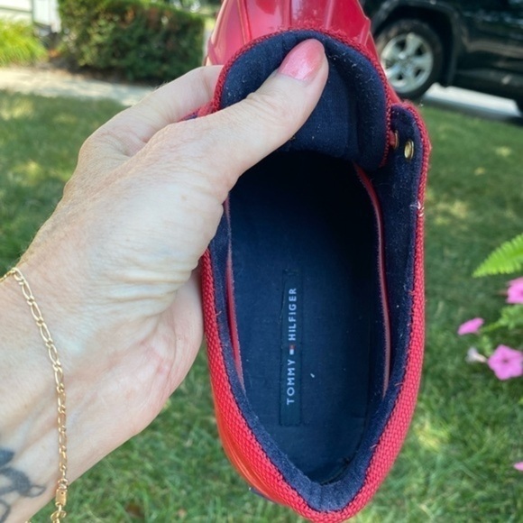 Tommy Hilfiger Red Cute Short Wellies - Picture 10 of 14